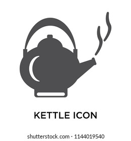 Kettle icon vector isolated on white background for your web and mobile app design, Kettle logo concept