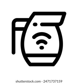 kettle icon. vector line icon for your website, mobile, presentation, and logo design.