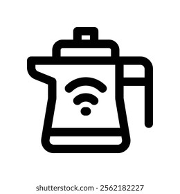 kettle icon. vector line icon for your website, mobile, presentation, and logo design.