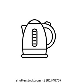 Kettle icon vector, logo illustration for web and mobile. Vector illustration on  white background