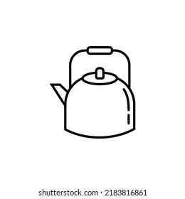 Kettle icon vector, logo illustration for web and mobile. Vector illustration on  white background