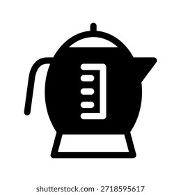 Ilustração do design do símbolo do vetor do ícone da chaleira
