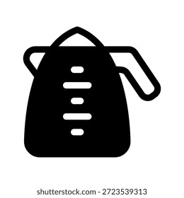 Wasserkocher-Symbol, Vektorsymbol, Entwurfsgrafik