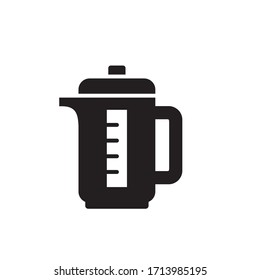 kettle icon vector symbol template