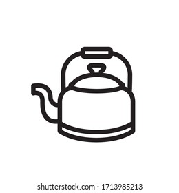 kettle icon vector symbol template