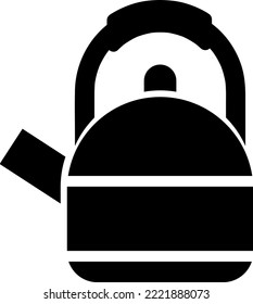 kettle icon vector symbol template on white background