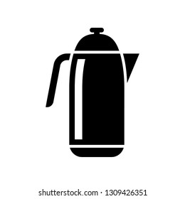 
Kettle Icon. Water's Container Illustration As A Simple Vector Sign & Trendy Symbol for Design and Beverage/Household Equipment Websites, Presentation or Mobile Application.
