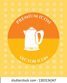 Kettle Icon for Web. Application, Software & Graphic Design.