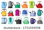 Kettle isolated cartoon set icon. Vector cartoon set icon electric teapot. Vector illustration kettle on white background.