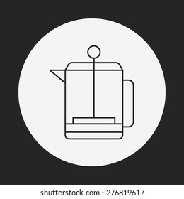 kettle line icon