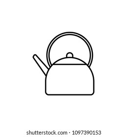 kettle line icon. Element of camping icon for mobile concept and web apps. Thin line kettle icon can be used for web and mobile