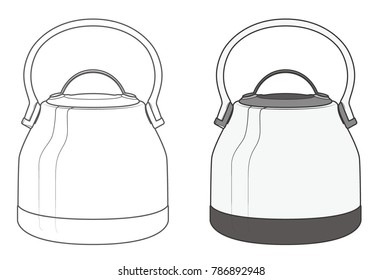 kettle line illustration