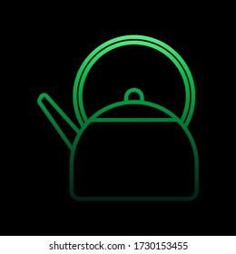 kettle line nolan icon. Simple thin line, outline vector of camping icons for ui and ux, website or mobile application