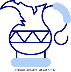 Projeto de ícone de vetor Linha Kettle