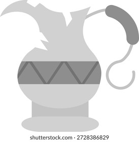 Diseño de icono de Vector de línea de caldera