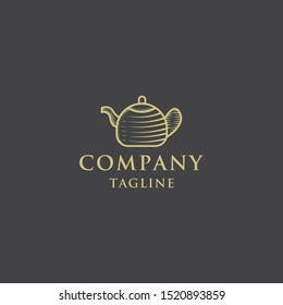 Kettle Logo Design Concept Template Vector