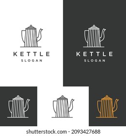 Plantilla de diseño de icono de Kettle 