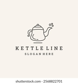 Kettle logo template vector illustration design