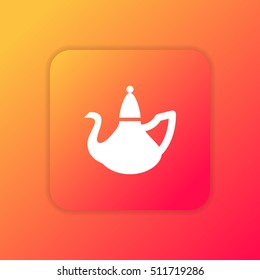Kettle orange bright app ui/ux Icon / Logo design