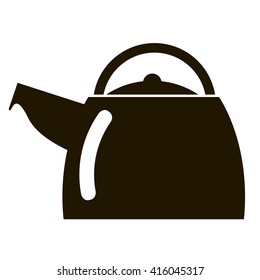Kettle outline creative outline logo or icon vector illustration