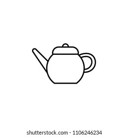 kettle outline icon. Element of kitchen tools icon for mobile concept and web apps. Thin line kettle outline icon can be used for web and mobile