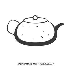 kettle porcelain icon isolated design