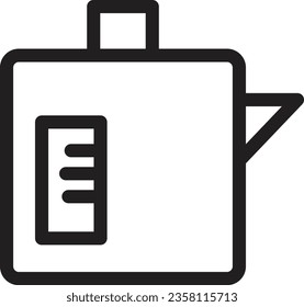 Kettle Pot Kitchenware Outline Icon