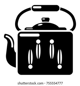 Kettle retro icon. Simple illustration of kettle retro vector icon for web
