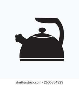 kettle silhoutte vector art design