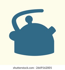 Kettle símbolo arte trabalho moderno vetor útil ilustração design bonito colorido background.eps