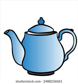 kettle for tea and coffee vector