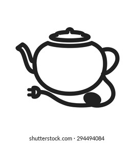 Kettle, tea, teapot, kitchenware icon vector image. Can also be used for eatables, food and drinks. Suitable for use on web apps, mobile apps and print media