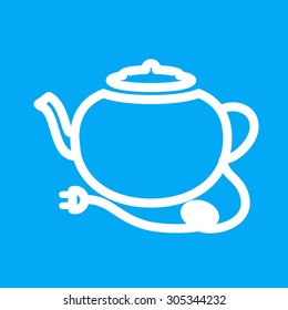Kettle, tea, teapot, kitchenware icon vector image. Can also be used for eatables, food and drinks. Suitable for use on web apps, mobile apps and print media