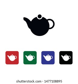 Kettle, tea vector icon. Element of kitchen for mobile concept and web apps illustration. Thin flat icon for website design and development, app development. Premium icon