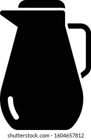 Kettle tea water kitchen equipment icon illustration