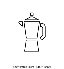 Kettle, teapot icon. Vector, flat icon.