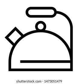 kettle thin line vector icon