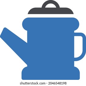 kettle vector glyph colour icon