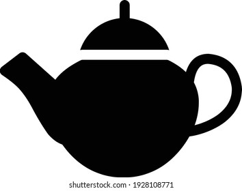 kettle vector glyph flat icon