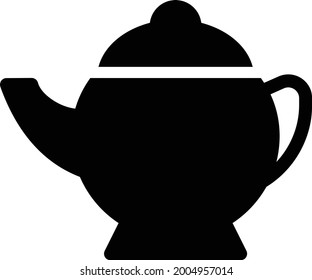 kettle vector glyph flat icon