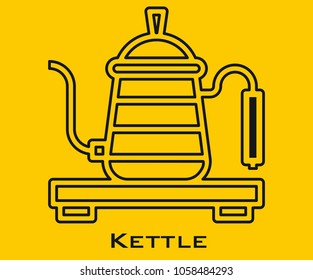 Kettle vector icon