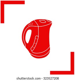 Kettle vector icon.