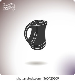 Kettle vector icon.
