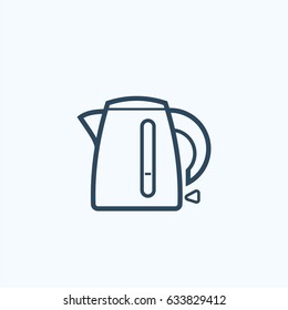 Kettle vector icon.