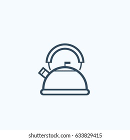 Kettle Vector Icon.