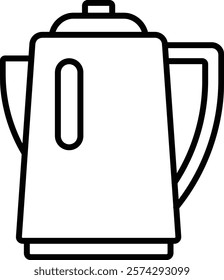 Kettle vector icon. Can be used for printing, mobile and web applications.
