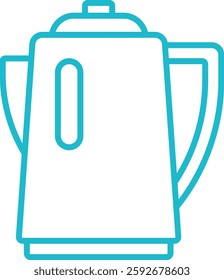 Kettle vector icon. Can be used for printing, mobile and web applications.