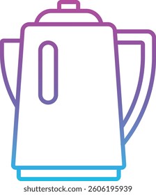 Kettle vector icon. Can be used for printing, mobile and web applications.
