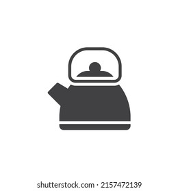 Kettle vector icon. filled flat sign for mobile concept and web design. Kettle glyph icon. Symbol, logo illustration. Vector graphics