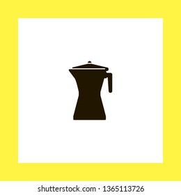 kettle vector icon. flat design